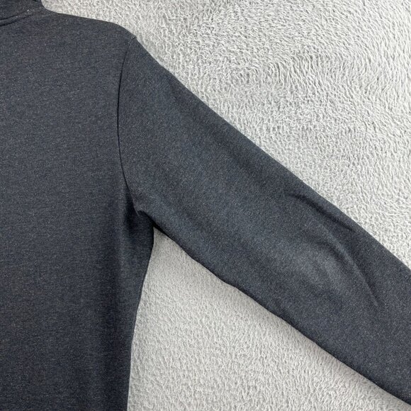Revtown 1/4 Zip Sweatshirt Mens Medium Gray Mock Neck Fleece Comfort Minimalist - Picture 11 of 16